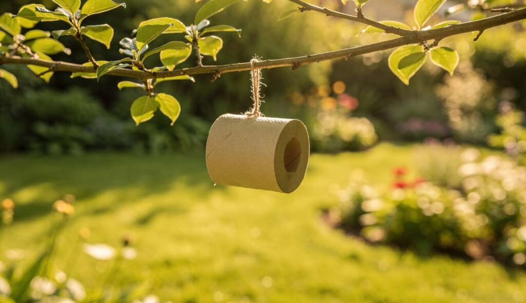 Garten: Warum momentan alle eine leere Klopapierrolle in die Äste hängen