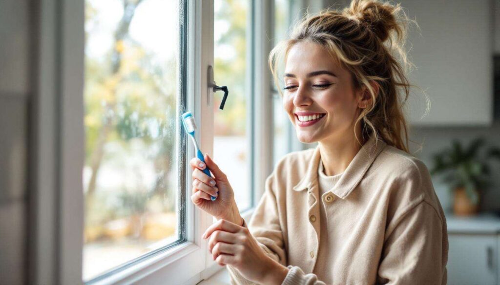 Fensterrahmen reinigen: Zahnpasta entfernt Vergilbungen laut Verbraucherzentrale NRW erstaunlich gut
