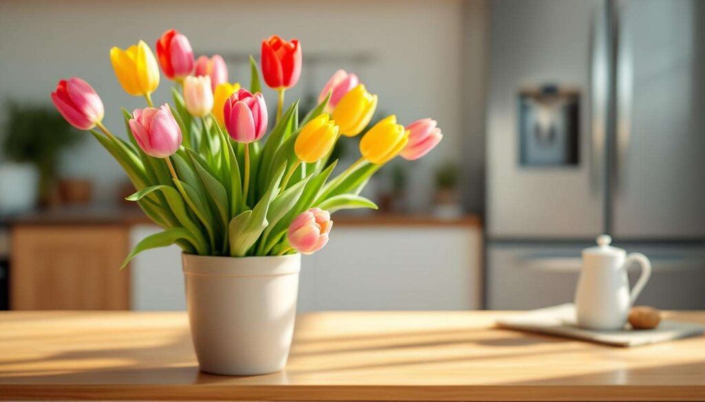 Tulpen im Topf: Der Kühlschranktrick, der sie 10 Tage länger frisch hält