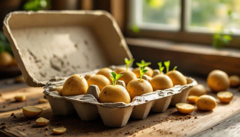 Kartoffeln vorkeimen im März: Der einfache Eierkarton-Trick für eine frühere Ernte