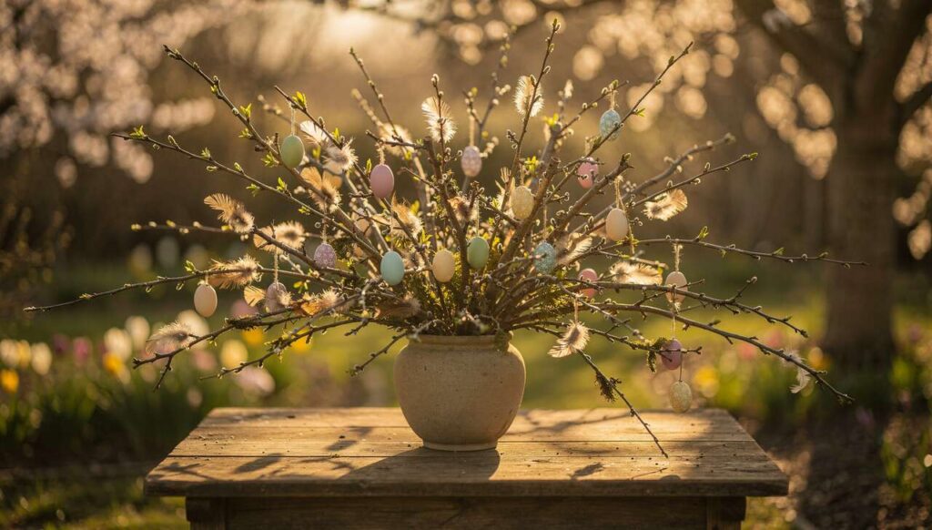 Osterdeko aus dem Garten: 3 Zweige, die laut Floristinnen jetzt geschnitten wochenlang halten