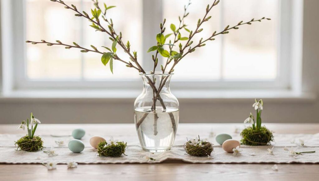 Osterstrauch selbst gestalten, welche Zweige laut Floristinnen am längsten in der Vase halten