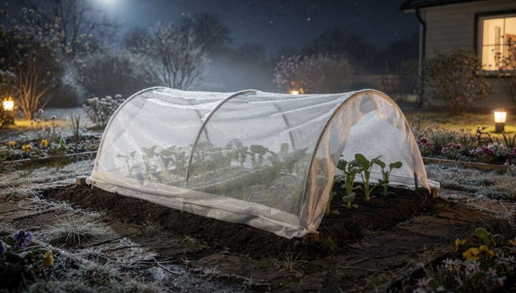 Spätfrost im März 2026: Der DWD warnt, und dieses Vlies schützt Ihre Aussaat über Nacht