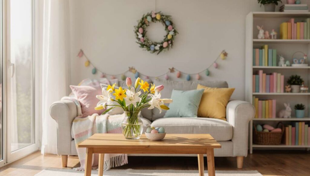 Wohnzimmer aufräumen vor Ostern, die 15-Minuten-Methode die laut Aufräumcoach wirklich funktioniert