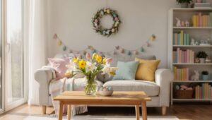 Wohnzimmer aufräumen vor Ostern, die 15-Minuten-Methode die laut Aufräumcoach wirklich funktioniert