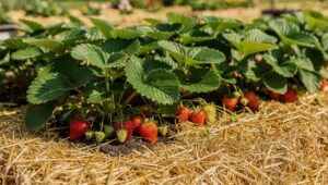 Erdbeeren im Hochbeet: Warum Stroh als Mulch laut Universität Bonn die Ernte fast verdoppelt