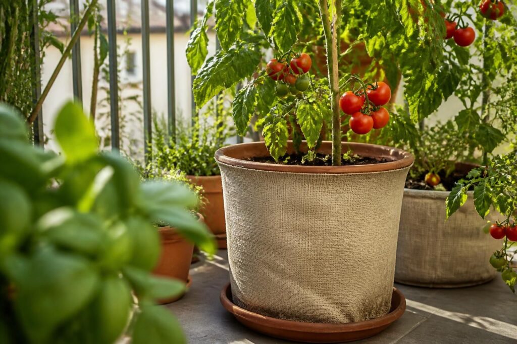 Tomaten im Kübel vor Überhitzung schützen: Dieser einfache Topf-Trick hält die Wurzeln deutlich kühler